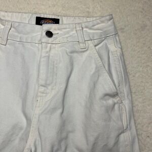 Dickies Carpenter Pants Womens 2 White Painter Utility Canvas Workwear Pants